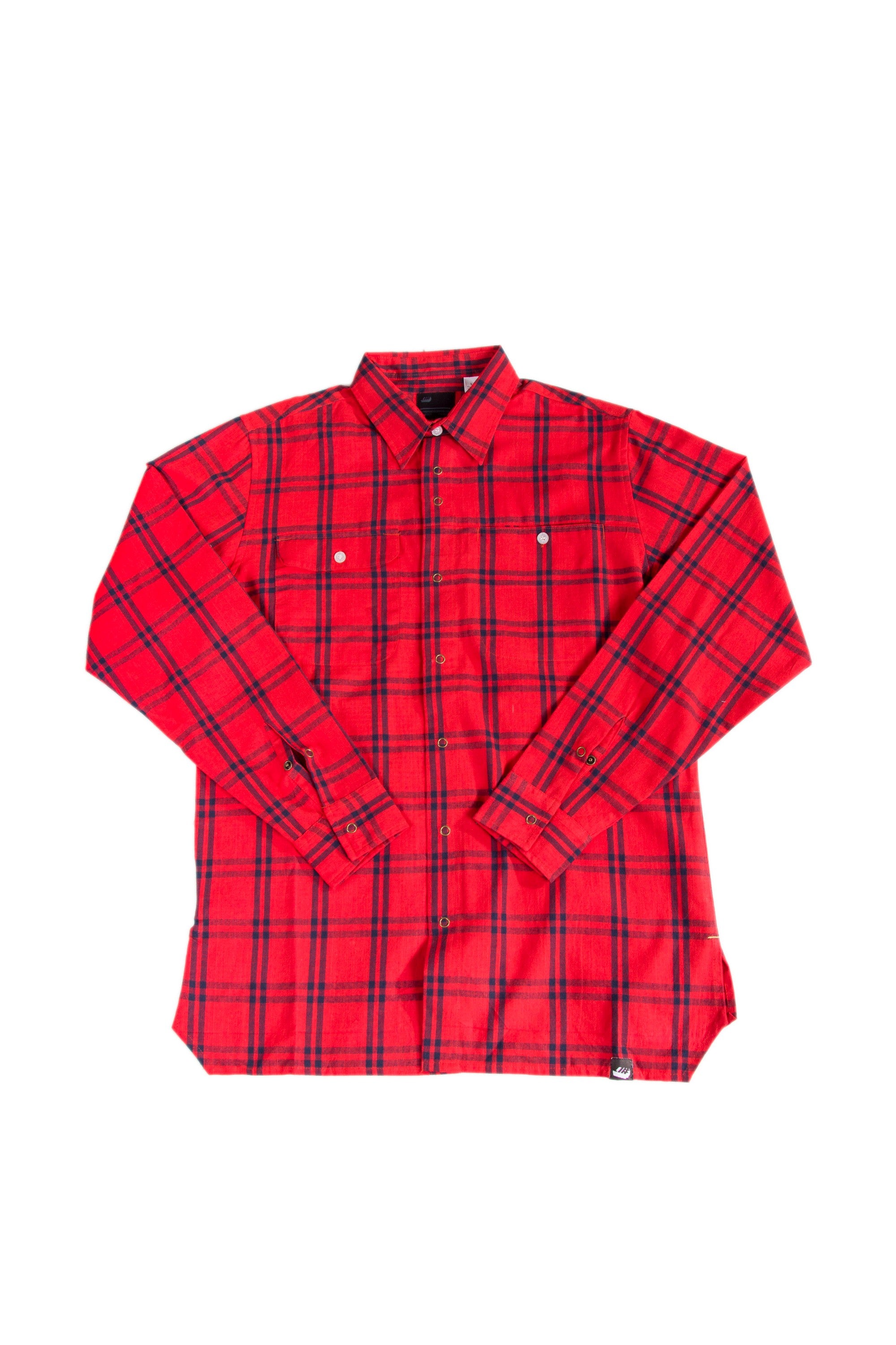 Alphanumeric Jeremy Plaid 2-pocket Long-sleeve