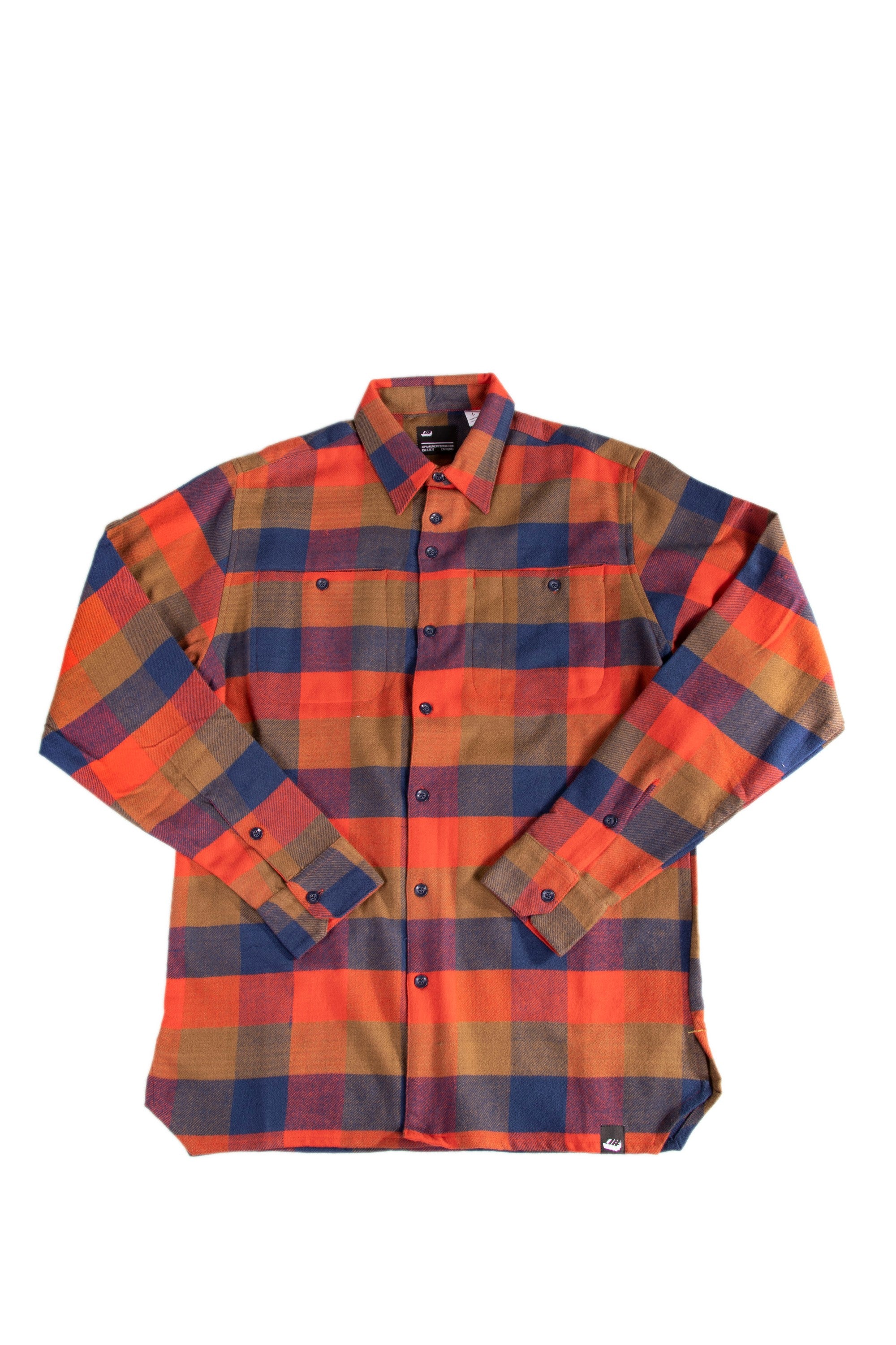 Alphanumeric Hunter 2-pocket Plaid Long-sleeve