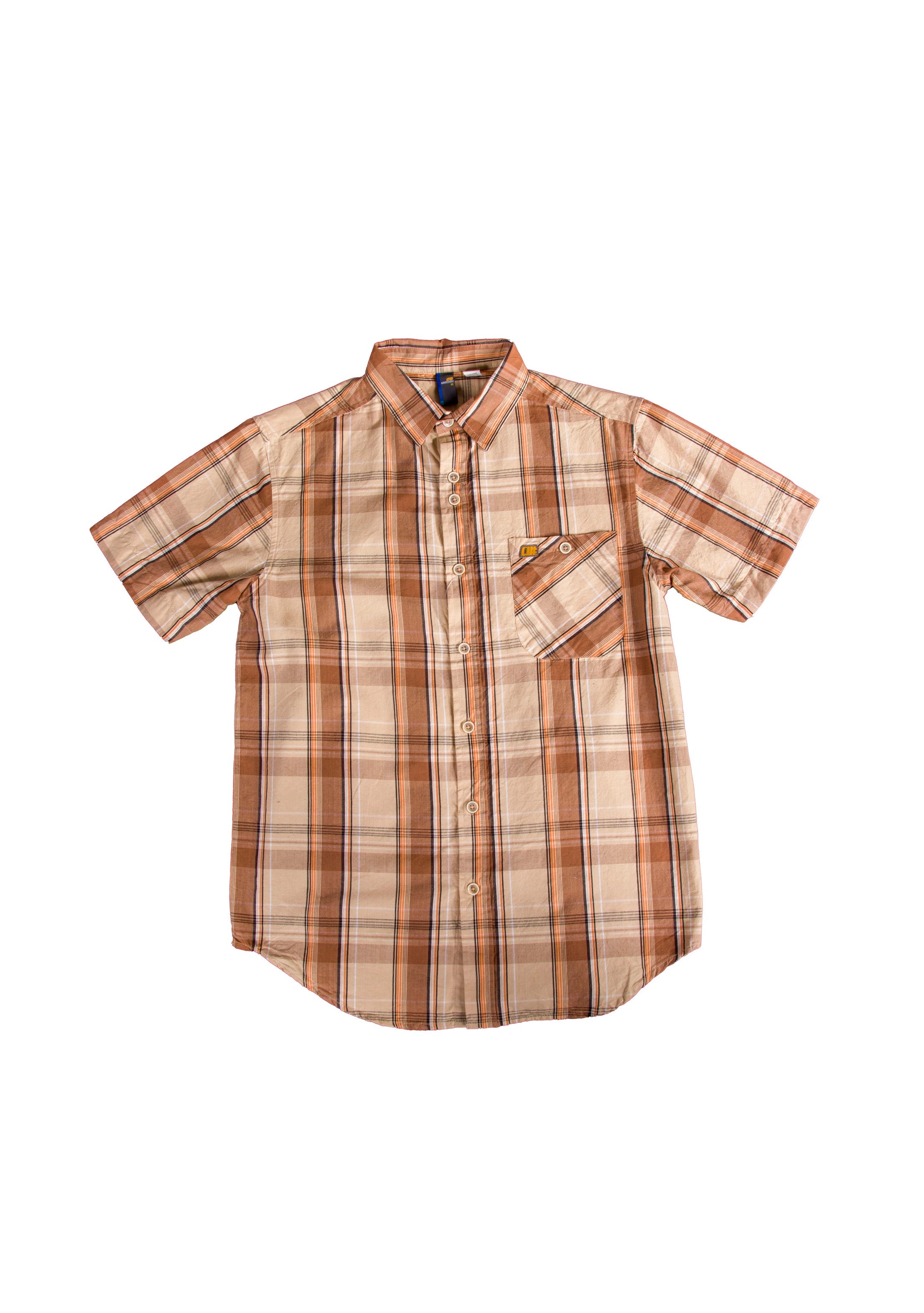 Alphanumeric Moscow Plaid Short-sleeve