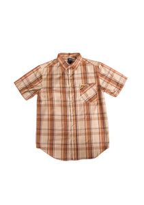 Alphanumeric Moscow Plaid Short-sleeve