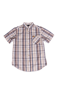 Alphanumeric Riga Plaid Short-sleeve