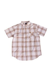 Alphanumeric Samara Plaid Short-sleeve