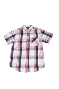 Alphanumeric Saratov Plaid Short-sleeve