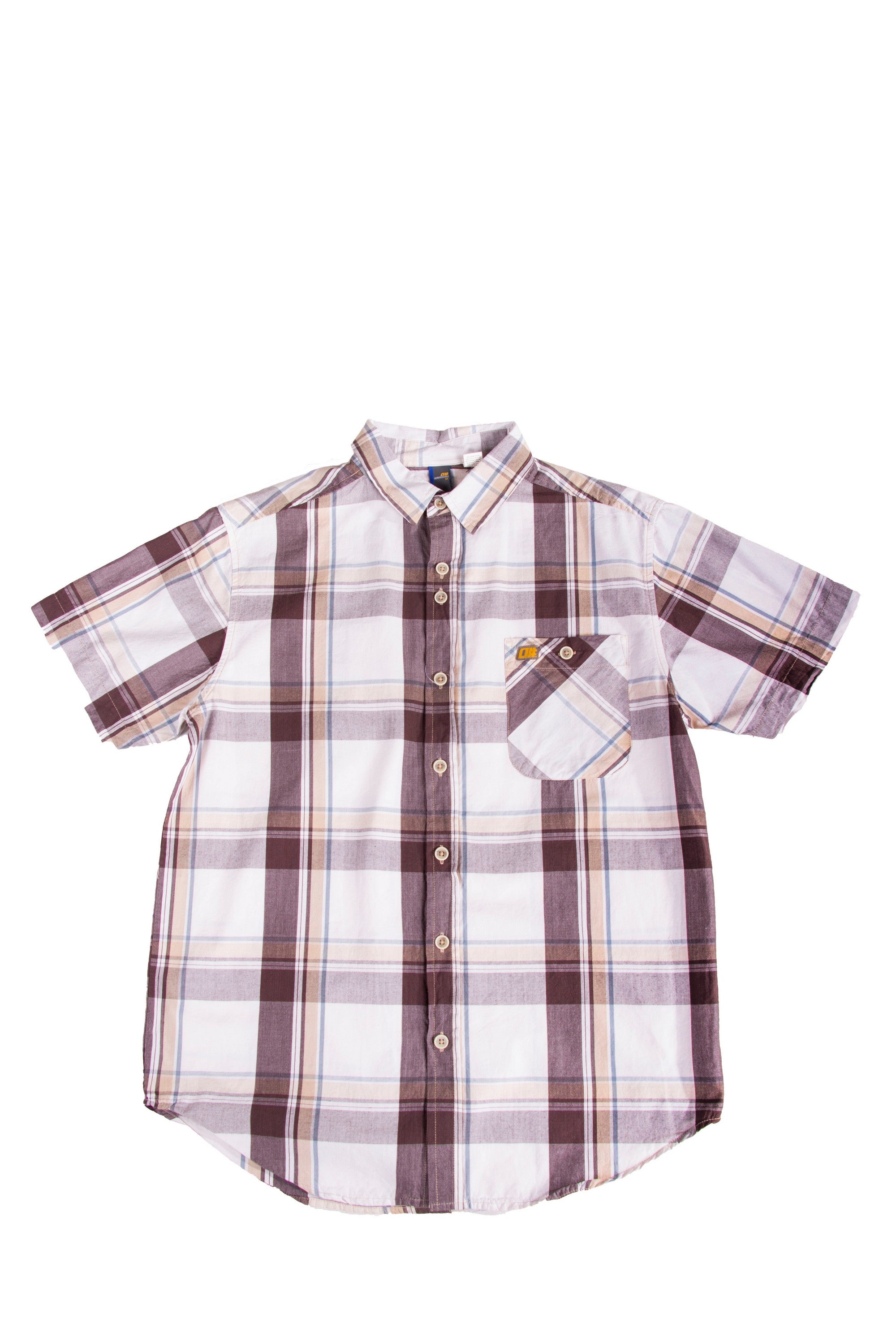 Alphanumeric Saratov Plaid Short-sleeve