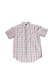 Alphanumeric Petrozavodsk Plaid Short-sleeve