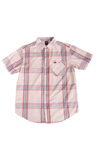 Alphanumeric Trotsky Plaid Short-sleeve