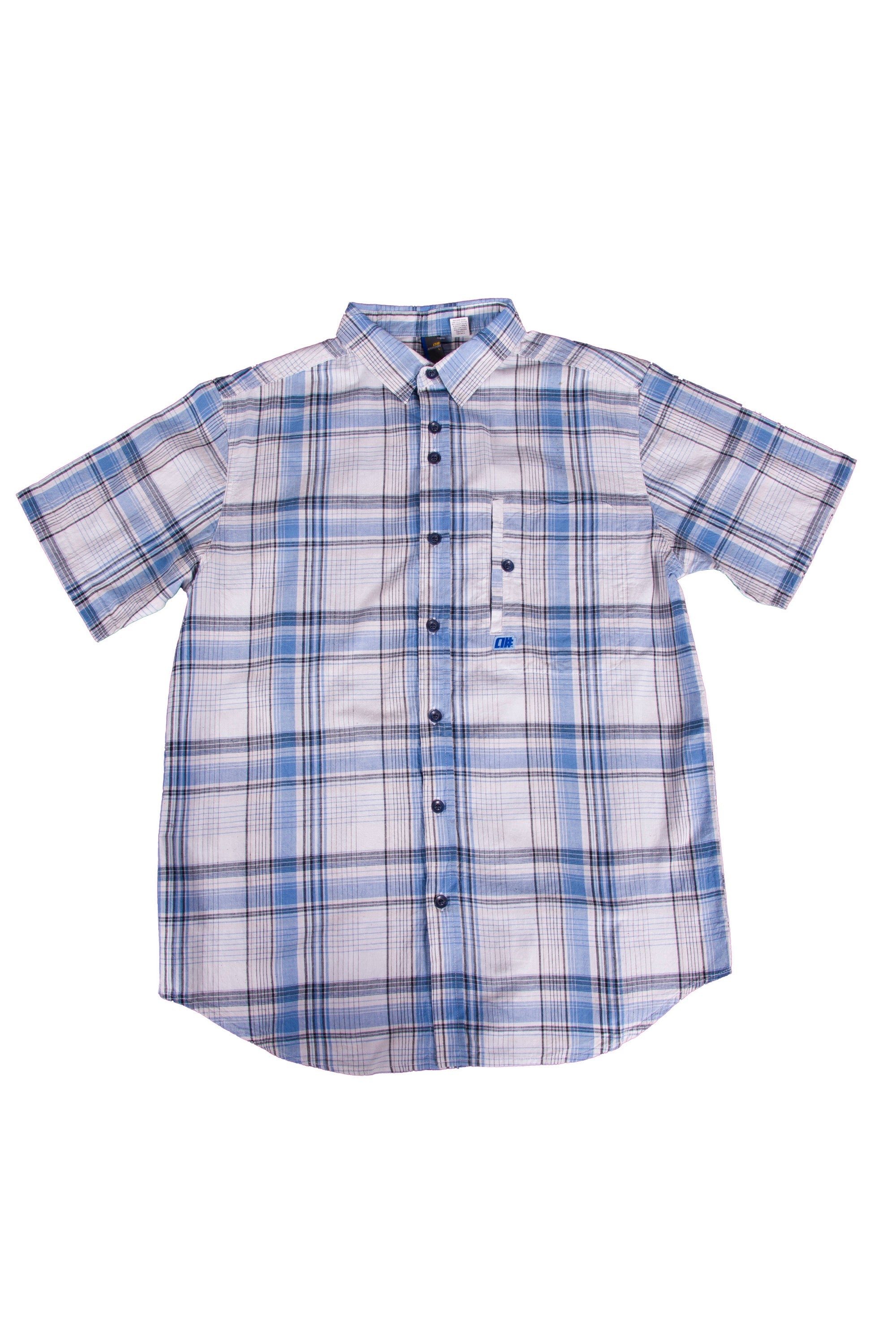 Alphanumeric Penza Plaid Short-sleeve