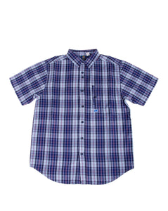 Alphanumeric Novgorod Plaid Short-sleeve