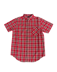 Alphanumeric Novgorod Plaid Short-sleeve