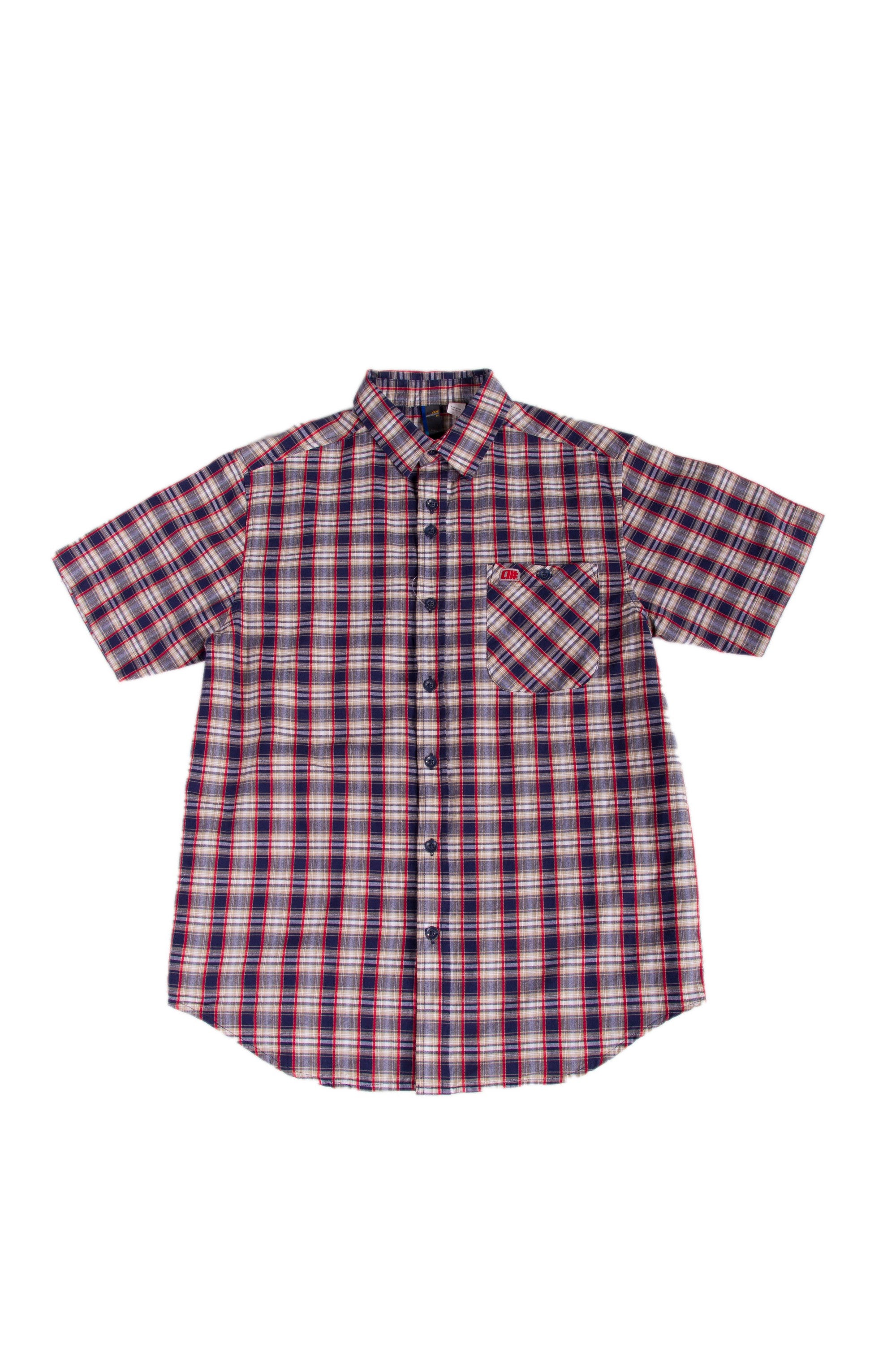 Alphanumeric Tula Plaid Short-sleeve