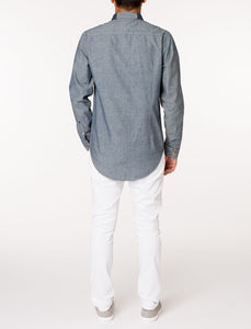 HUX Selvage Hem Denim Shirt