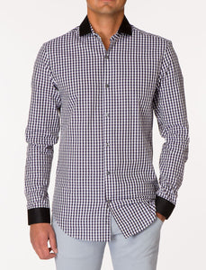 BINKS Classic Long Sleeve Woven Plaid Shirt