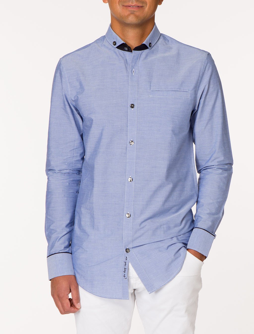 OGAAN Long Sleeve Buttoned Collar Shirt