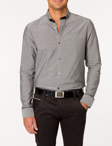 OGAAN Long Sleeve Buttoned Collar Shirt