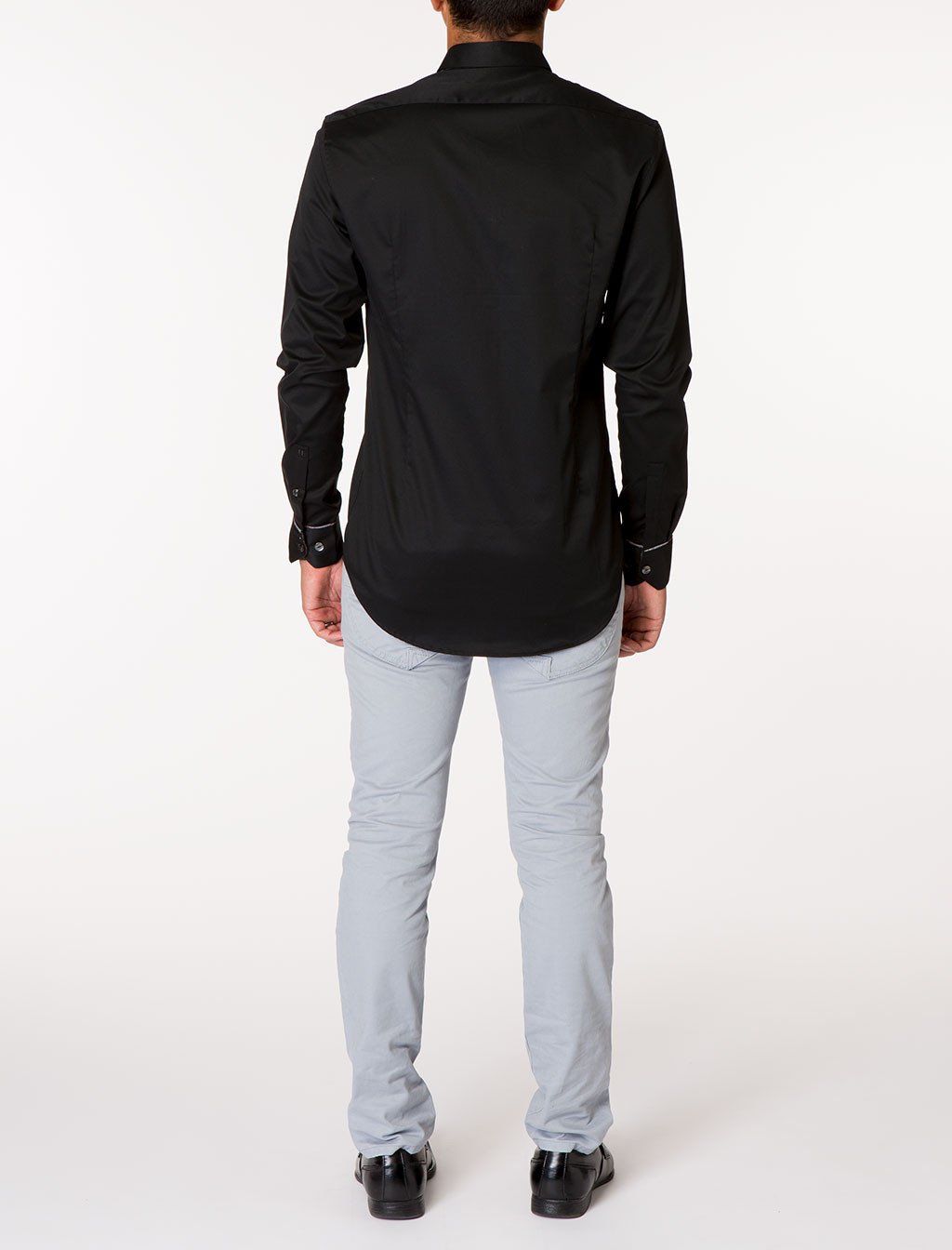 JARR Long Sleeve Solid Woven Shirt