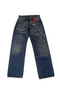 Year Of Broken Bandana Denim Jeans