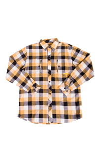 Alphanumeric Simpson Plaid Long-sleeve