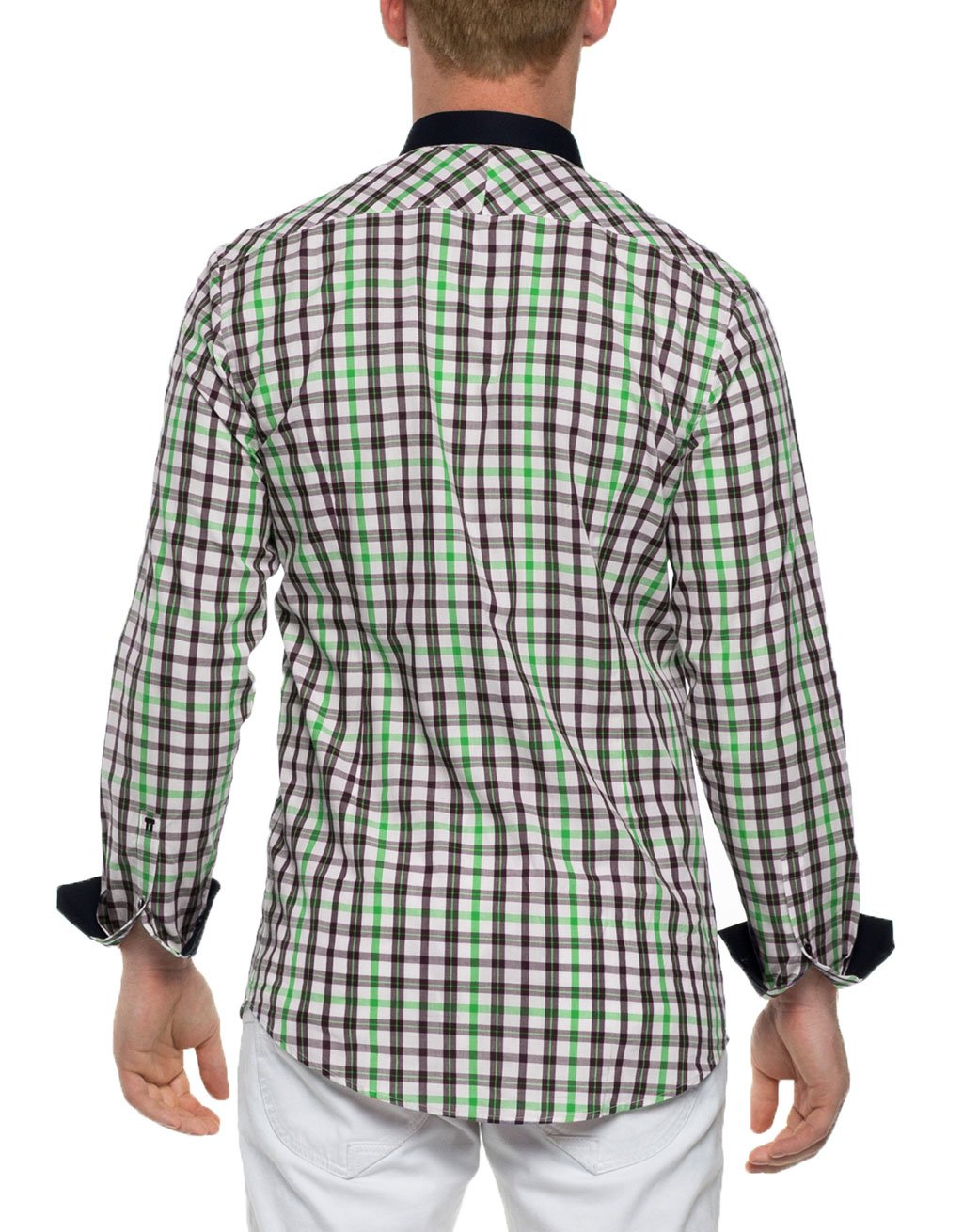 GRANT Long Sleeve Plaid Shirt