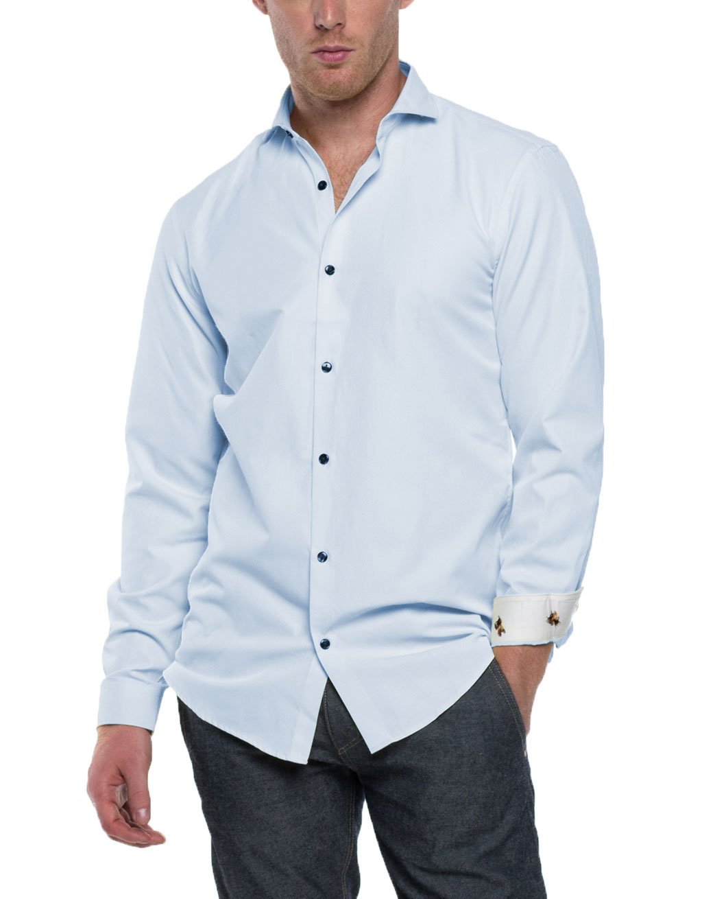 HANK Long Sleeve Solid Shirt