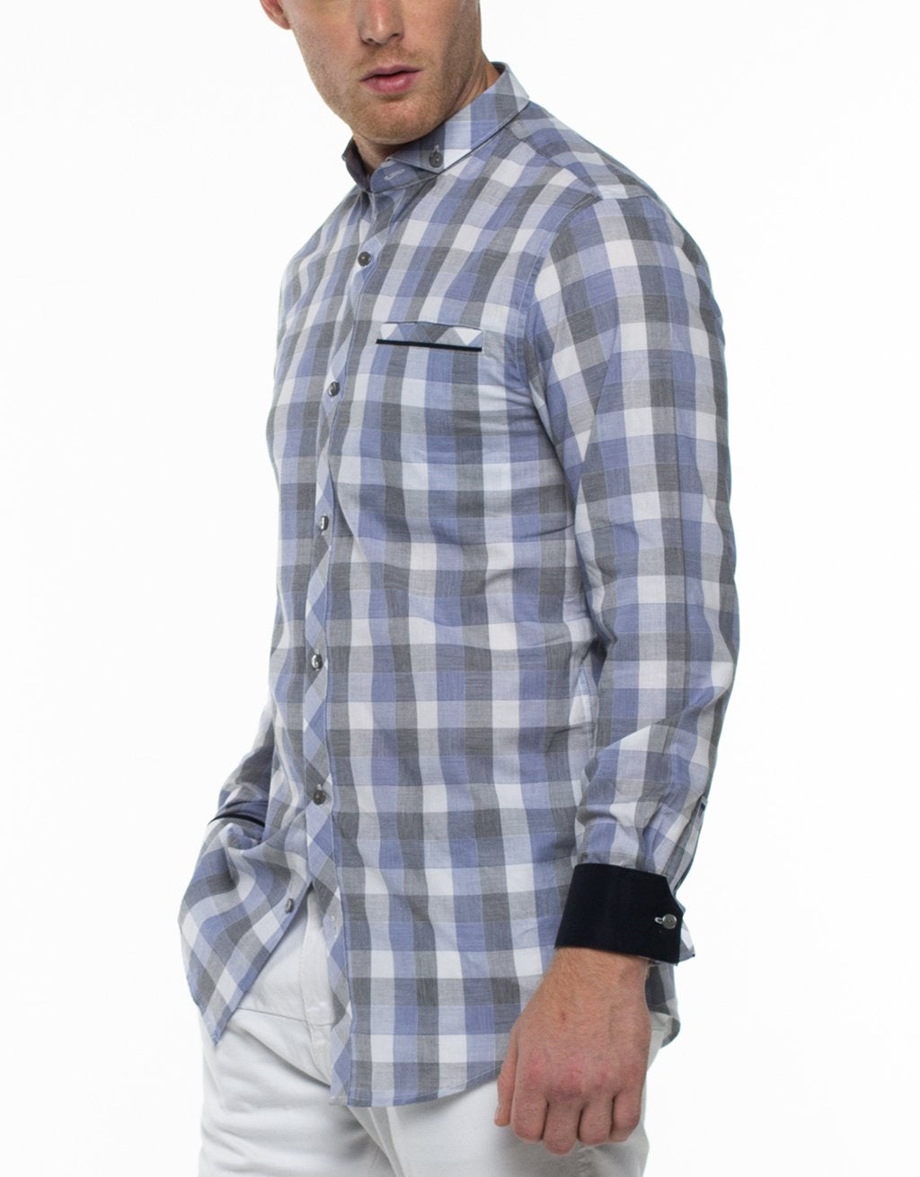 HOLDEN Long Sleeve Plaid Shirt