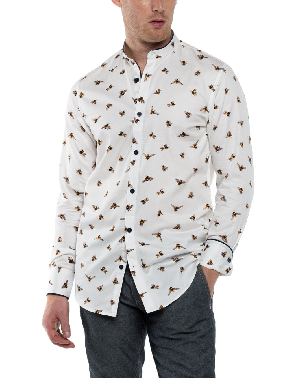 LIAM Long Sleeve Print Shirt