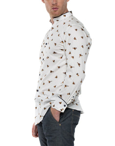 LIAM Long Sleeve Print Shirt