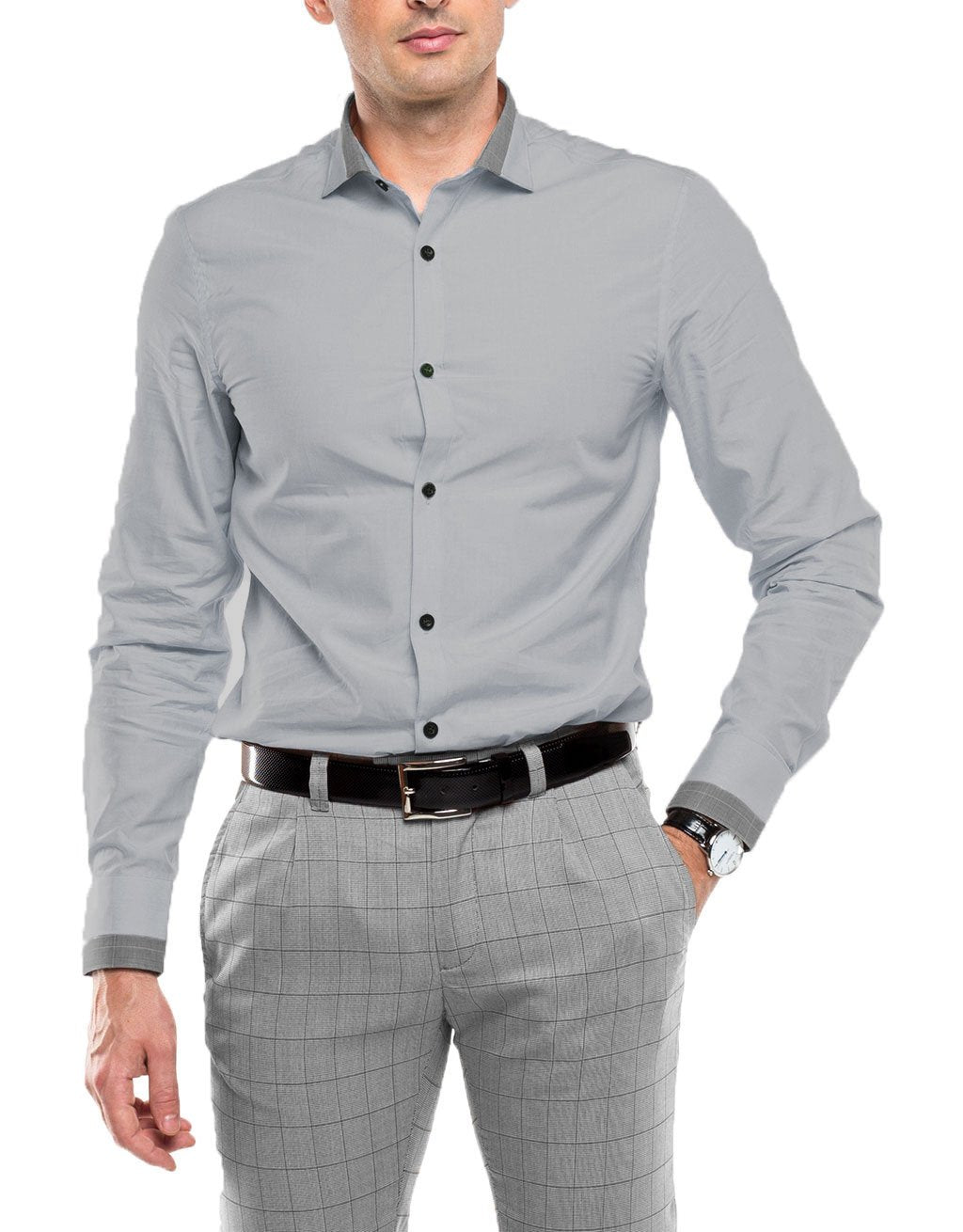 NIRO Long Sleeve Solid Shirt