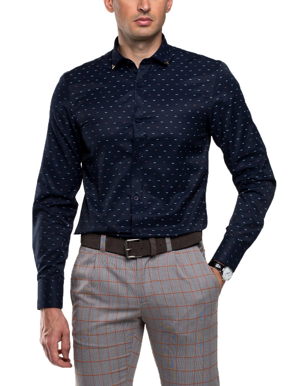 REDFORD - Long Sleeve Print Shirt