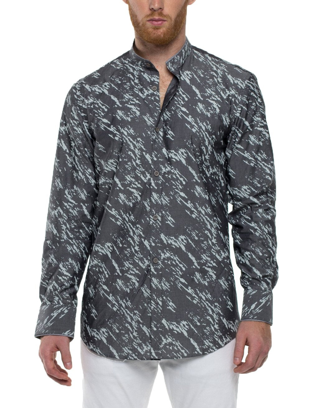 SAMUEL Long Sleeve Print Shirt