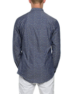 TIM Long Sleeve Print Shirt